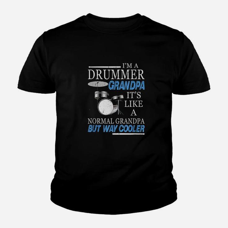 Drummer Grandpa Its Like A Regular Grandpa Only Cooler Youth T-shirt