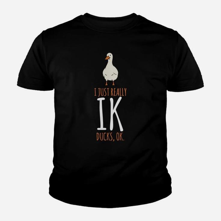 Duck Gifts - I Just Really Like Ducks, Ok Youth T-shirt
