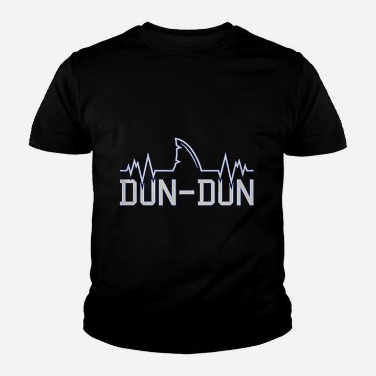 Dun Dun  Great White Shark Pun Funny Parody Youth T-shirt