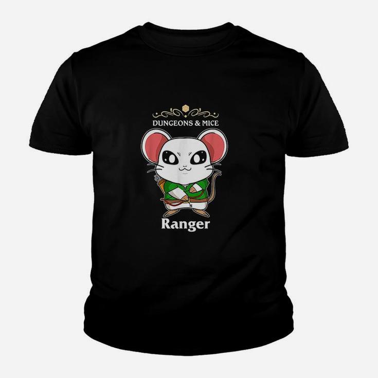 Dungeons And Mice Rpg D20 Ranger Roleplaying Tabletop Gamers Youth T-shirt