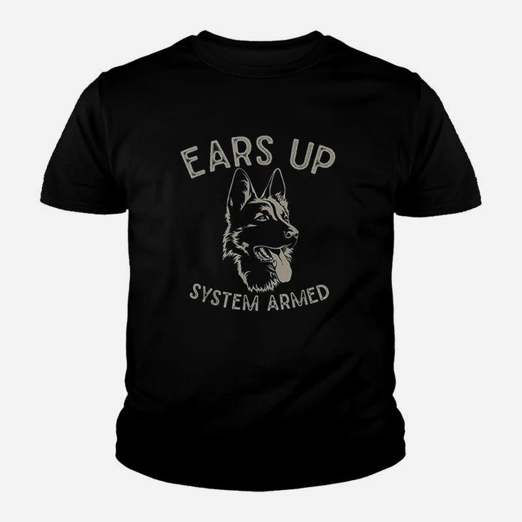 Ears Up System Armed Dog Lover Gift Animal  German Shepherd Youth T-shirt