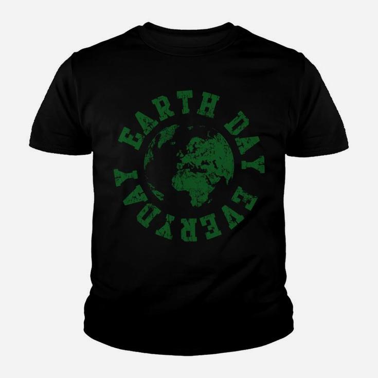 Earth Day Everyday Retro Environmental Youth T-shirt