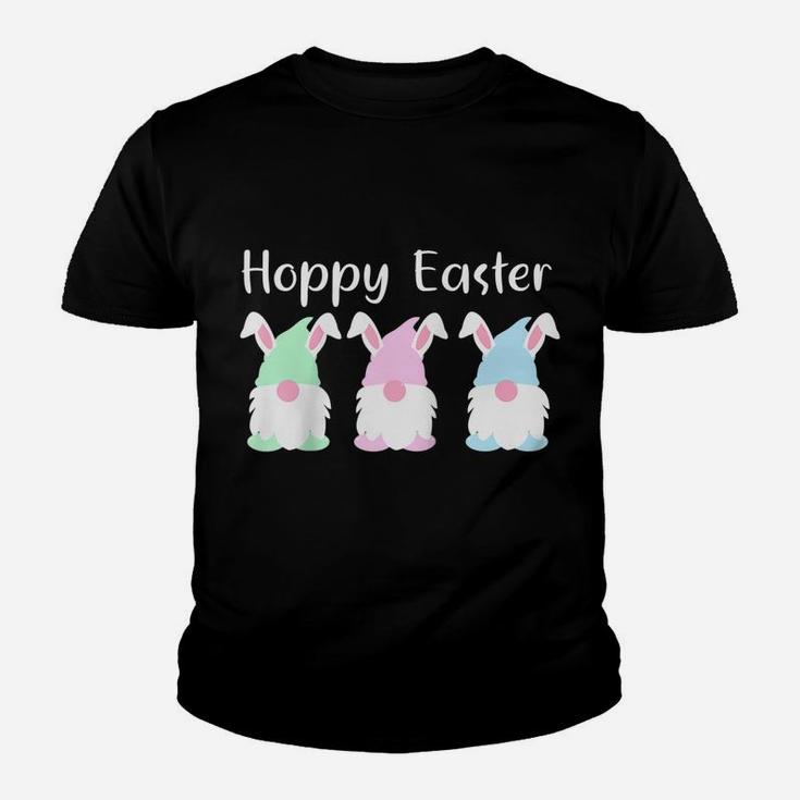 Easter Bunny Gnome Shirt Happy Easter Pun Spring Decor Raglan Baseball Tee Youth T-shirt