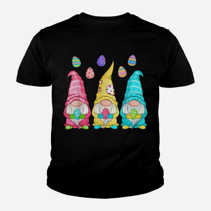 Easter Gnome Egg Hunting - Cute Gnomes Holding Easter Egg Youth T-shirt