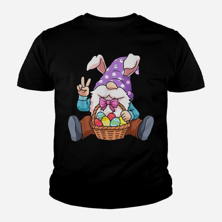 Easter Gnome Shirt Egg Hunting Women Spring Gnomes Youth T-shirt