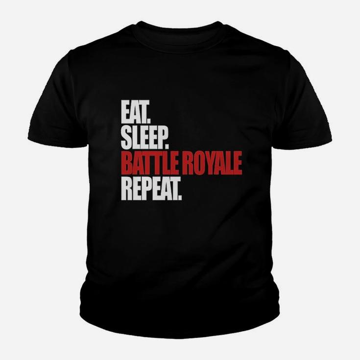 Eat Sleep Battle Royale Repeat Funny Gamer Youth T-shirt