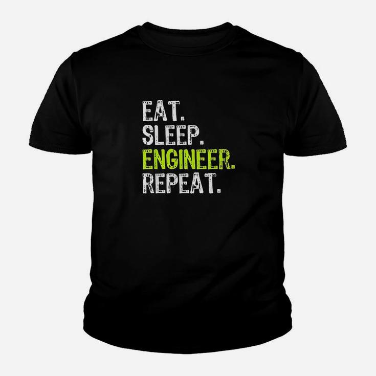 Eat Sleep Engineer Engineering Funny Student Gift Youth T-shirt
