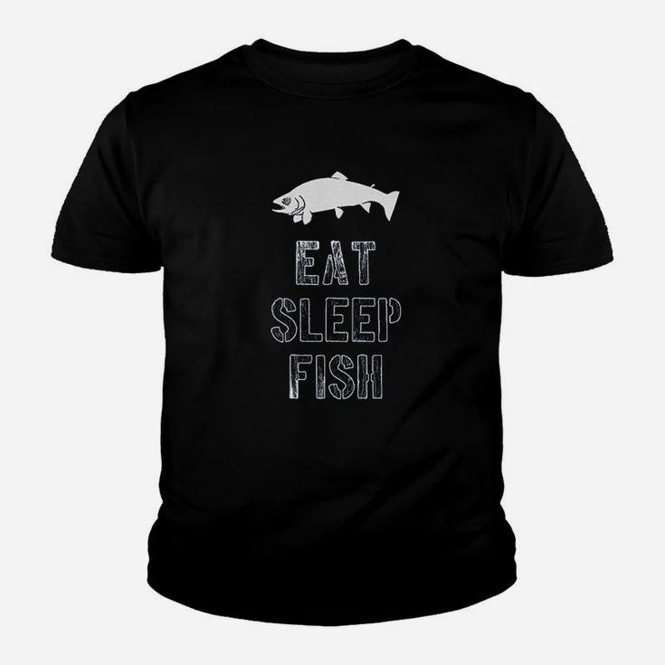 Eat Sleep Fish Funny Fishing Youth T-shirt