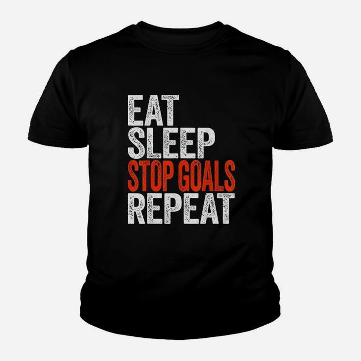 Eat Sleep Stop Goals Repeat Goalkeeper Gift Youth T-shirt