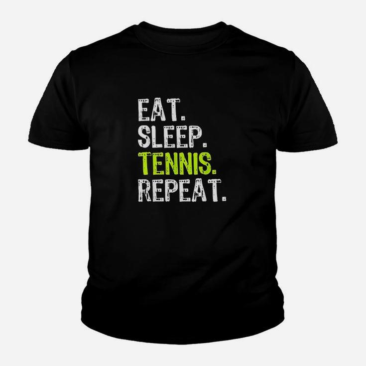 Eat Sleep Tennis Repeat Player Funny Cool Lover Gift Youth T-shirt