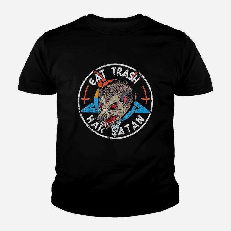 Eat Trash Hail Opossum Garbage Gang Youth T-shirt