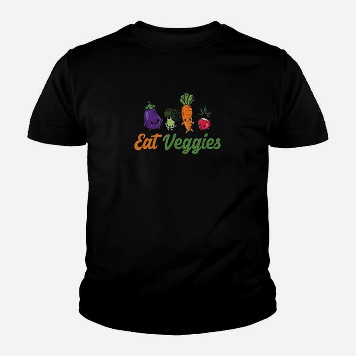 Eat Veggies Vegans Fitness Veganism Foodie Youth T-shirt