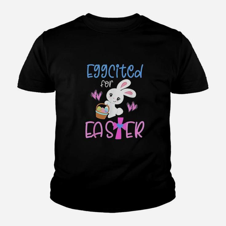 Eggcited For Easter Bunny Egg Hunt Christian Youth T-shirt