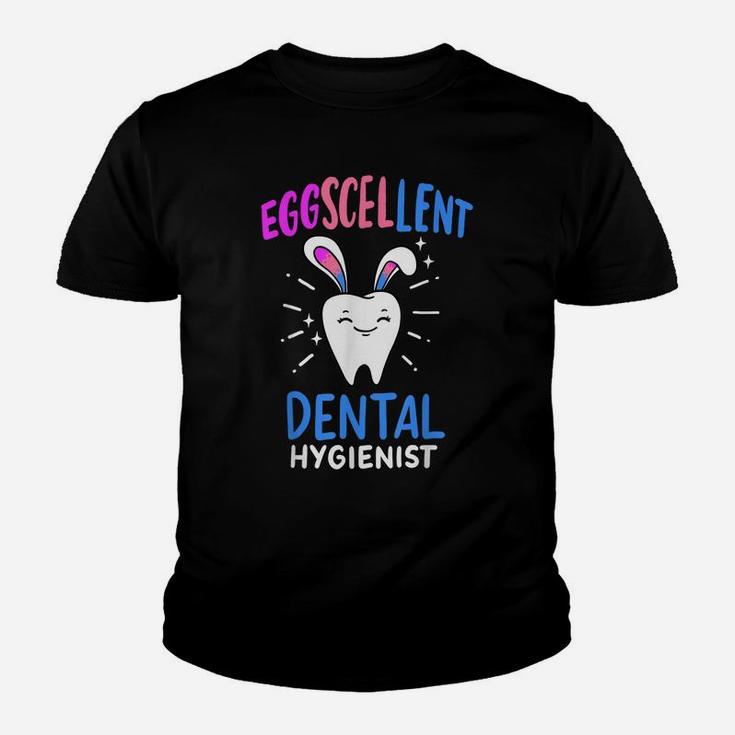 Eggscellent Dental Hygienist Easter Bunny Hunting Dentist Youth T-shirt