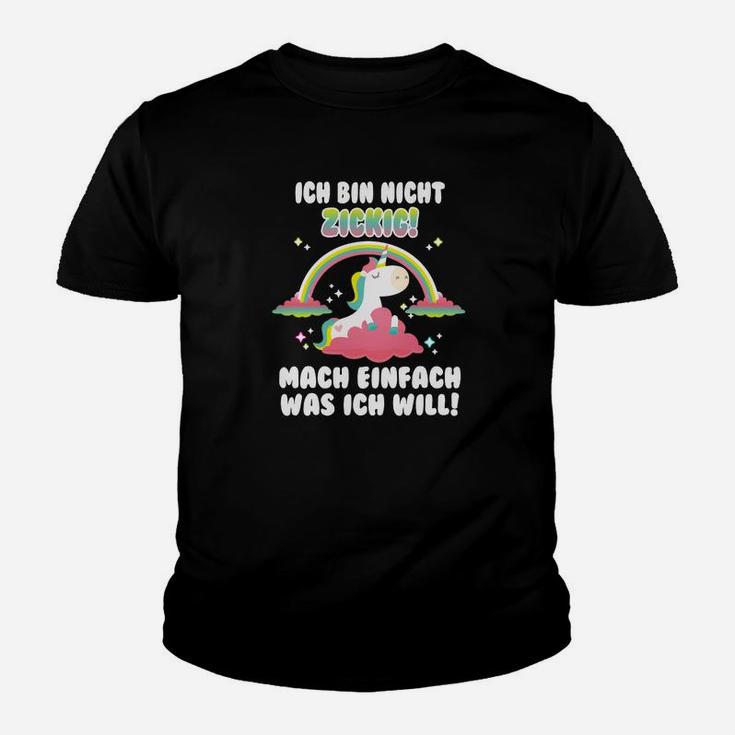 Einhorn Unicorn Nicht Zickig Kinder T-Shirt