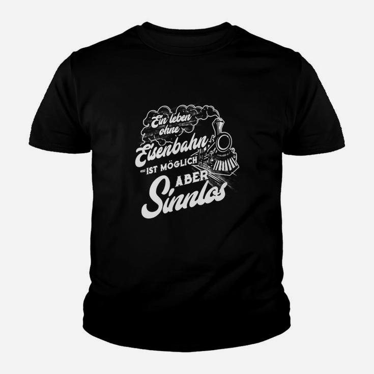 Eisenbahner Zugführer Eisenbahn Kinder T-Shirt