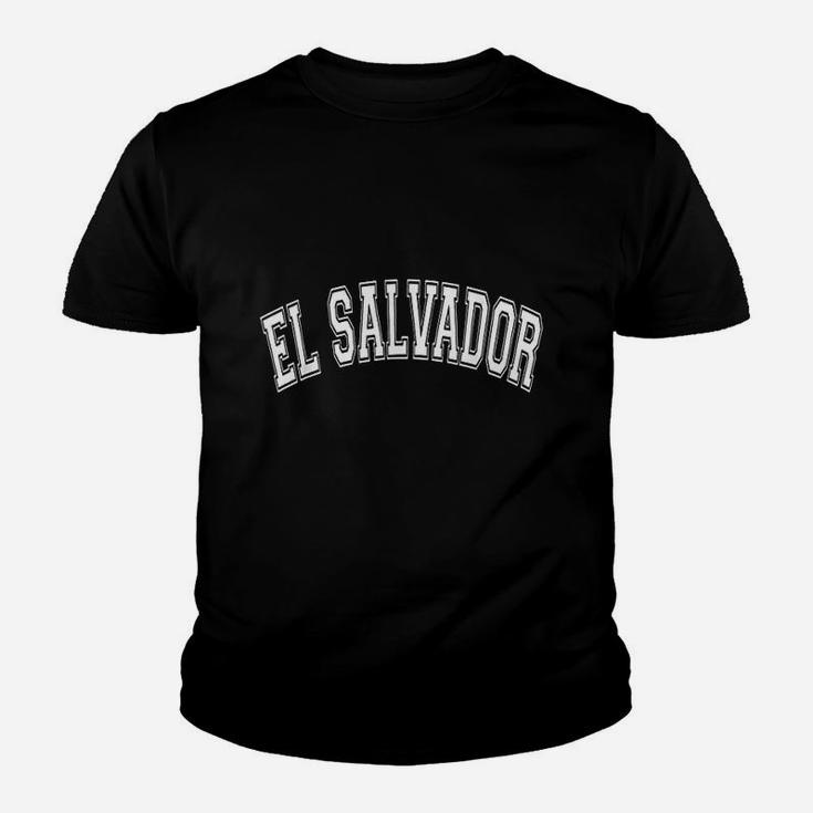 El Salvador Country Salvadoran Home Pride College Style Youth T-shirt