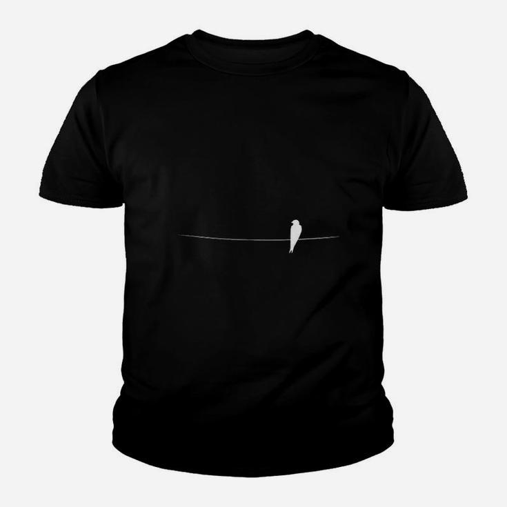 Elegant Bird On A Wire House Martin Silhouette Yoga Youth T-shirt