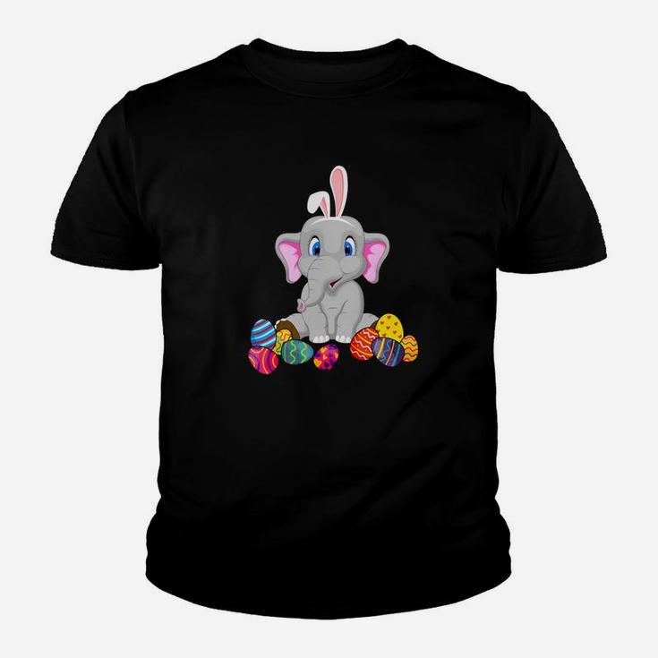 Elephant Bunny Ear With Egg Easter Easter Day Youth T-shirt