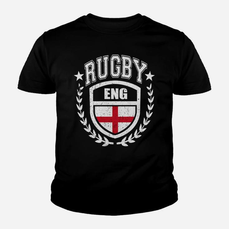 England Rugby Gear English Flag Vintage Sport Youth T-shirt
