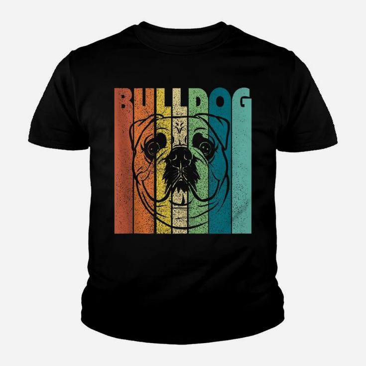 English Bulldog Mom Sunset Dog English Bulldog Dad Youth T-shirt