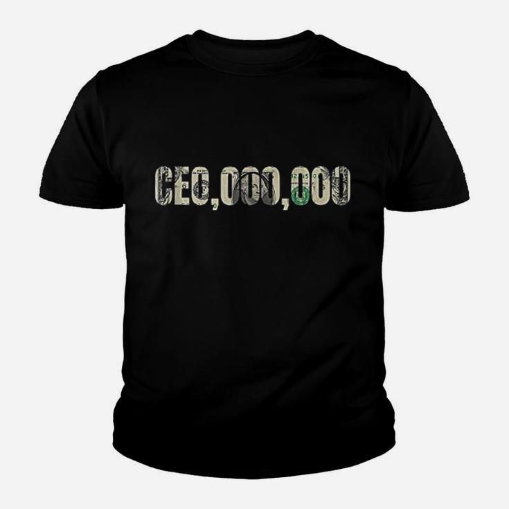 Entrepreneur Ceo,000,000 Millionaire Businessman Youth T-shirt