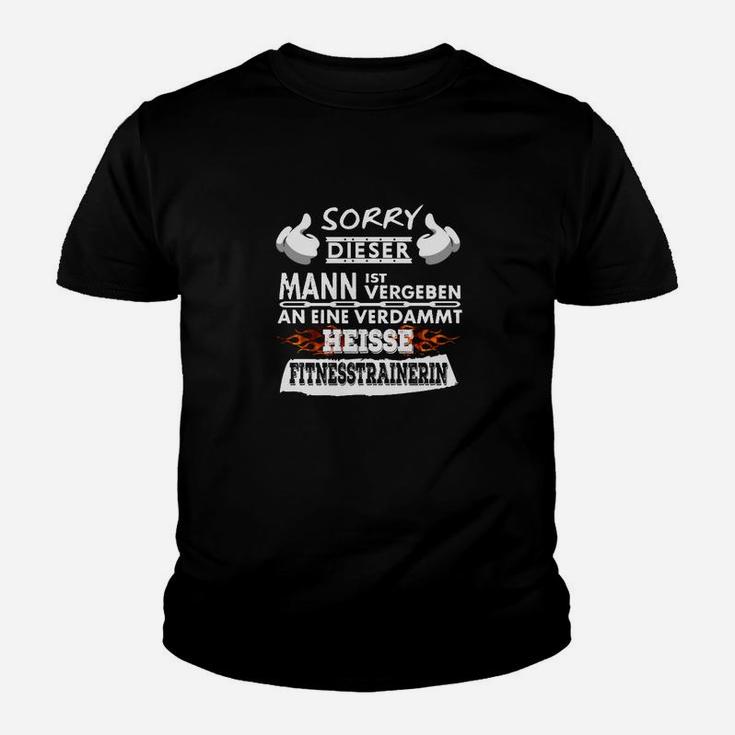 Entschuldigung, Ein Fitnessstrainerin +  Kinder T-Shirt