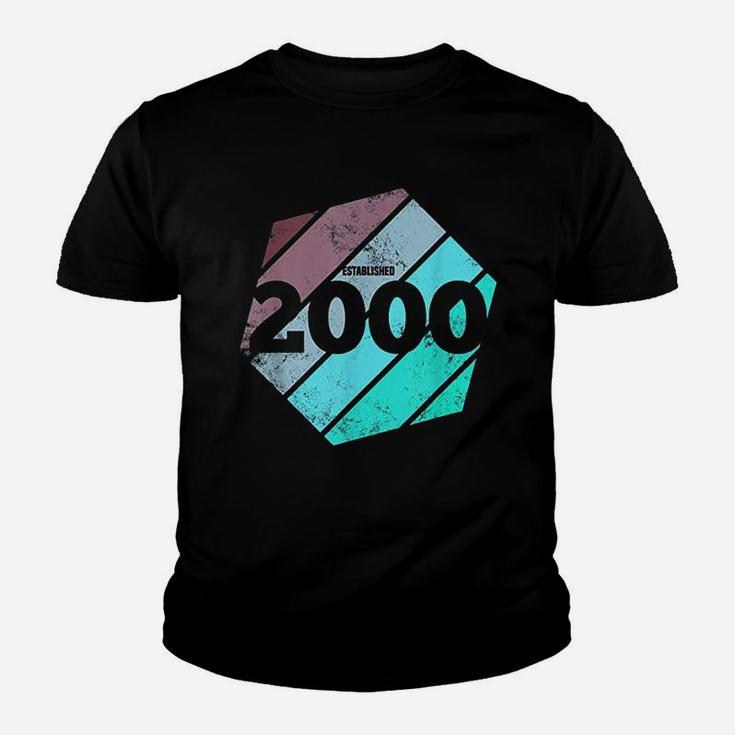Established 2000 Vintage 21St Birthday Gift Retro Est 2000 Youth T-shirt