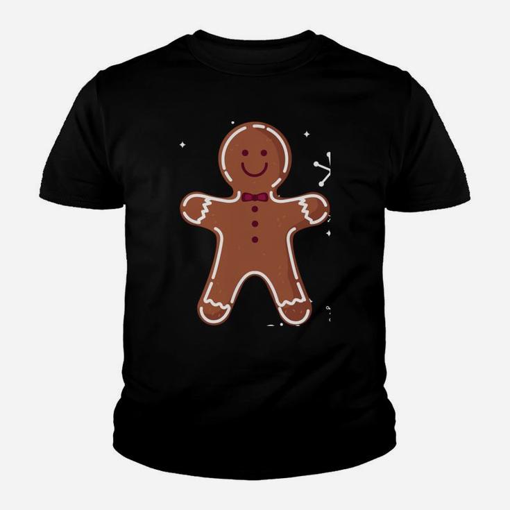 Everybody Loves Ginger Christmas Gingerbread Man Design Youth T-shirt
