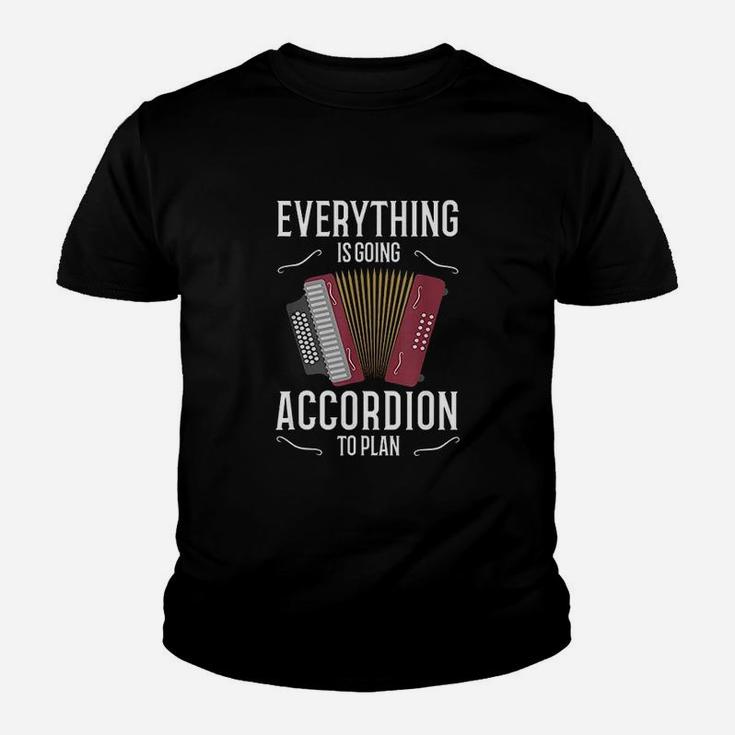Everything Is Going Accordion To Plan Youth T-shirt
