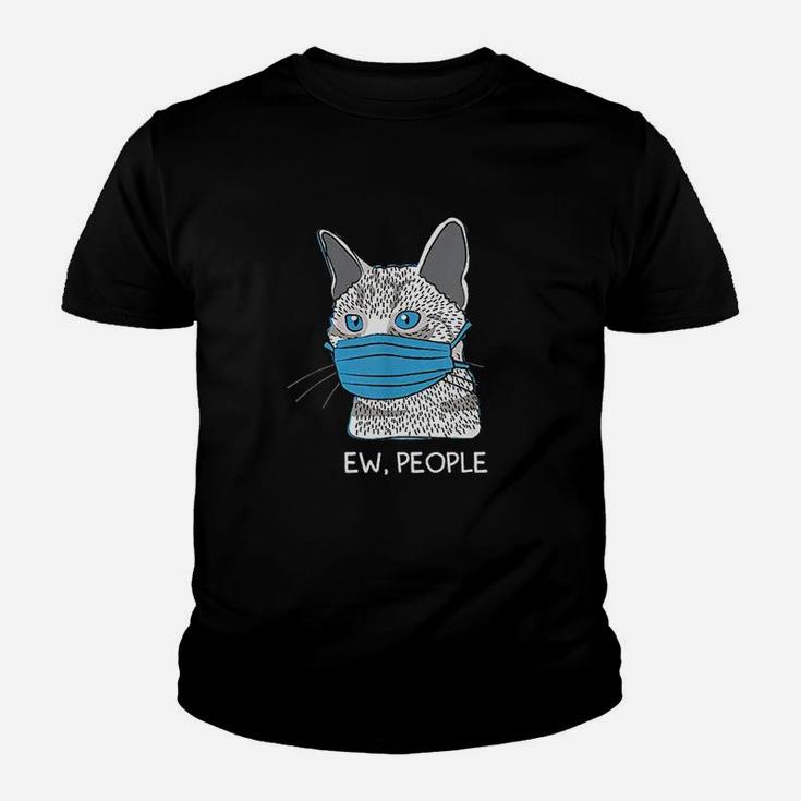 Ew People Cat Wearing Face Youth T-shirt