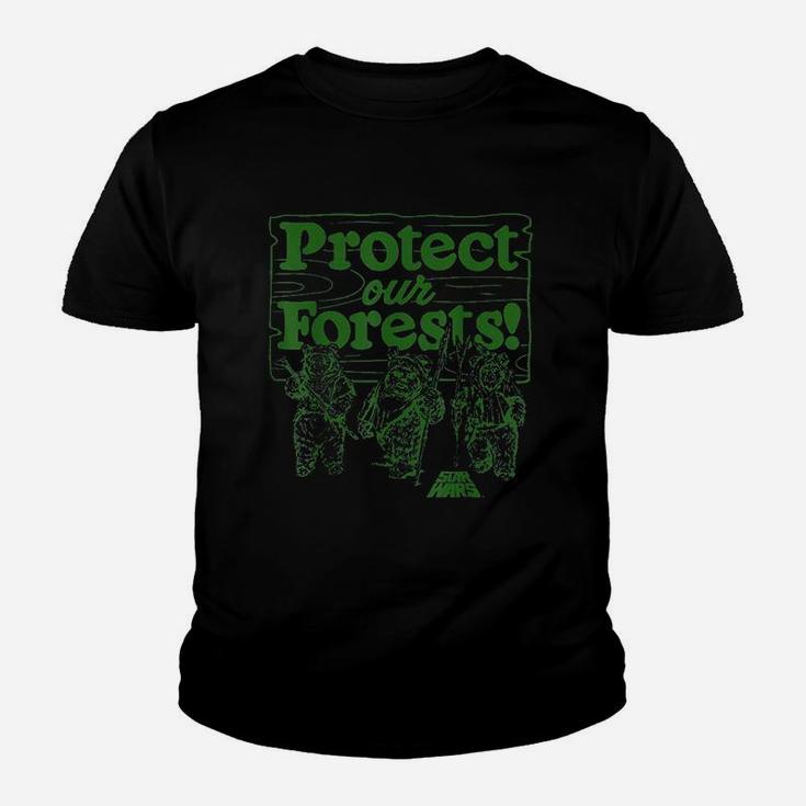 Ewoks Protect Our Forests Camp Graphic Youth T-shirt