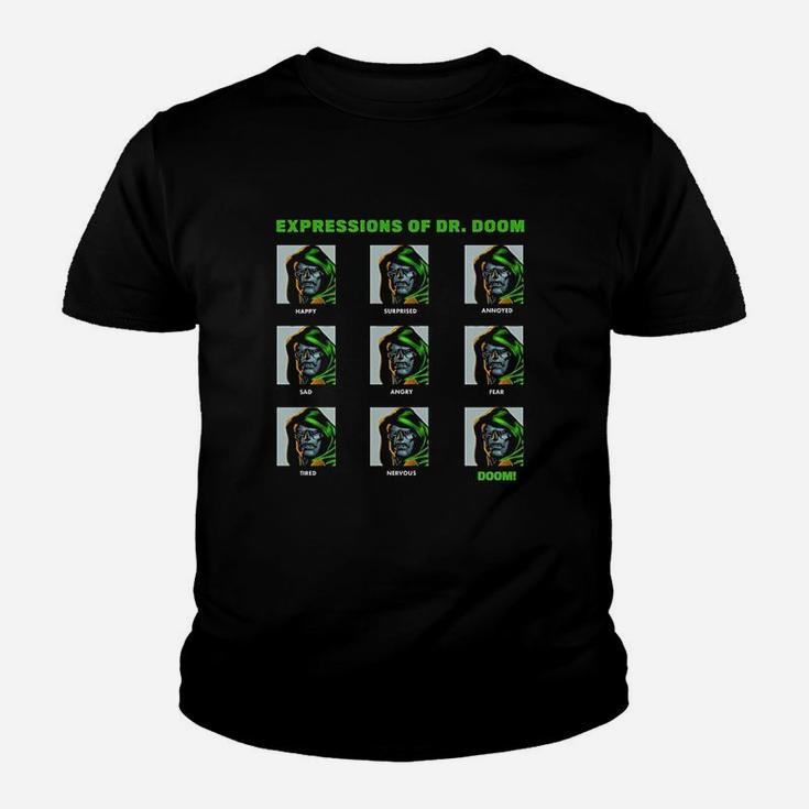 Expressions Of Dr Doom Panels Youth T-shirt