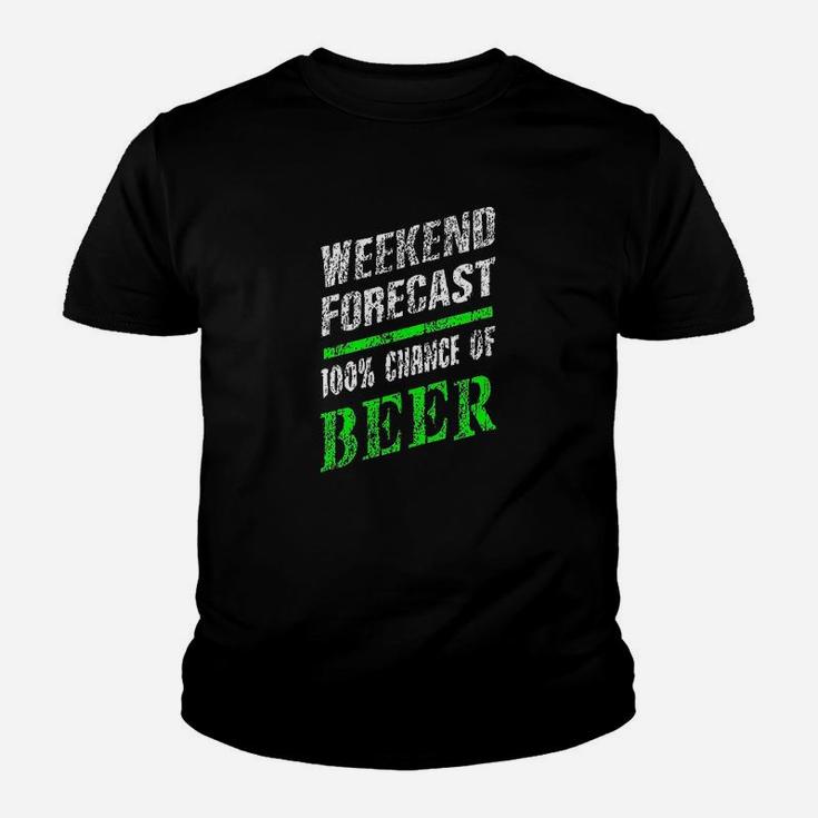 Extreme Muddin Weekend Forecast On A Black Youth T-shirt