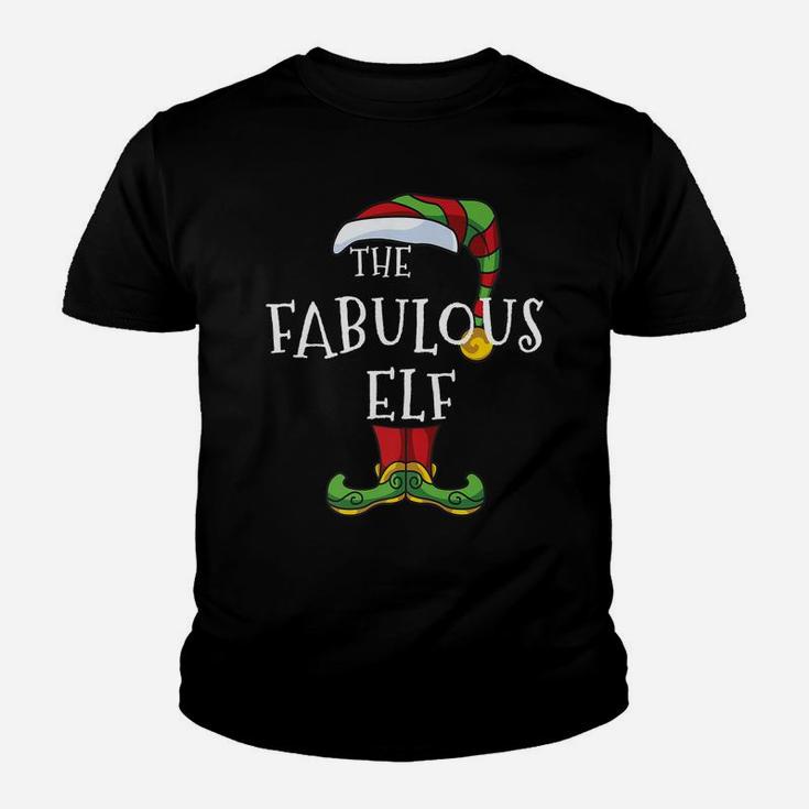 Fabulous Elf Family Matching Christmas Group Gift Pajama Youth T-shirt