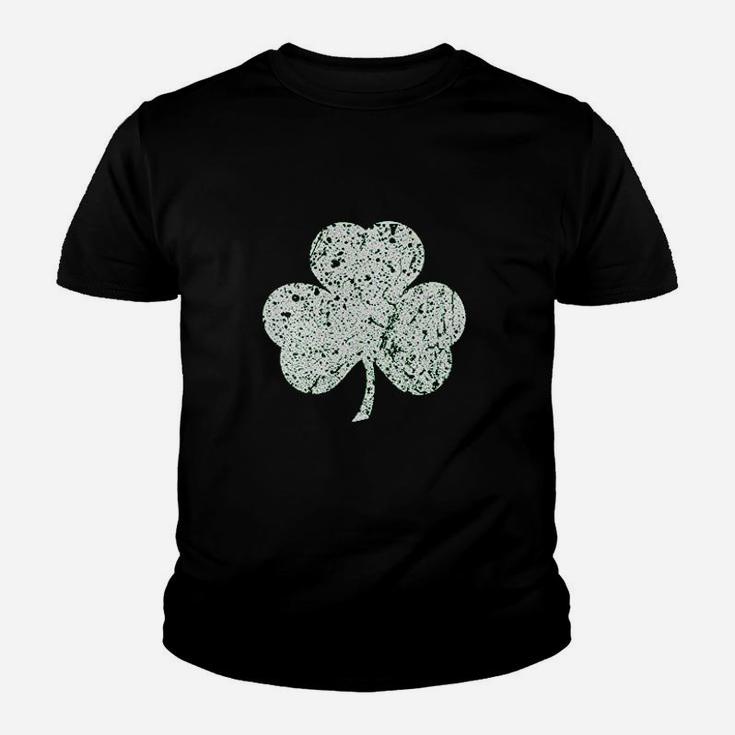 Faded Lucky Shamrock Clover St Patricks Day Youth T-shirt