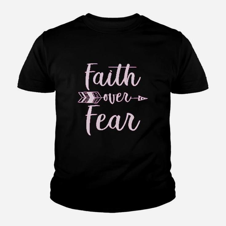 Faith Over Fear Christian Youth T-shirt