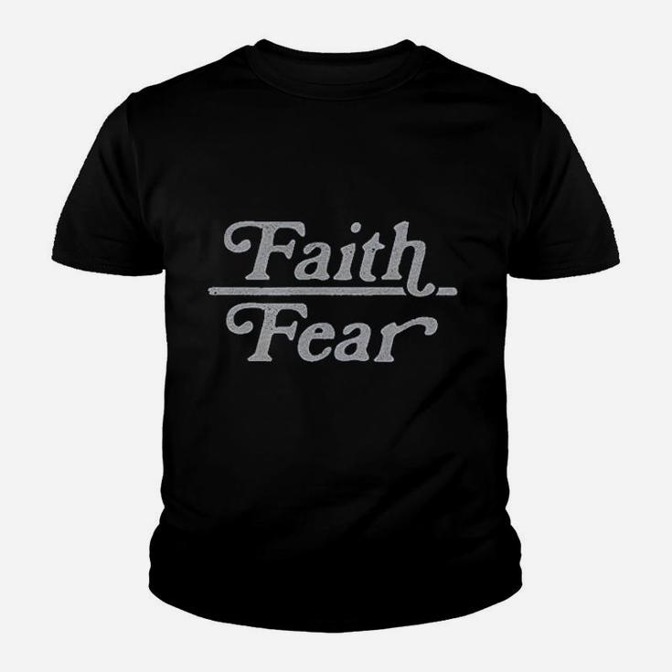 Faith Over Fear Cute Religion Faithful Empowerment Youth T-shirt