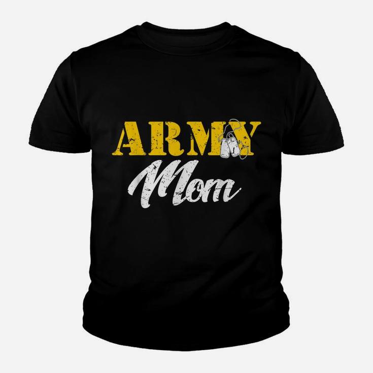 Family 365 Army Mom Tee Gift Military Mother Us Army Mom Youth T-shirt