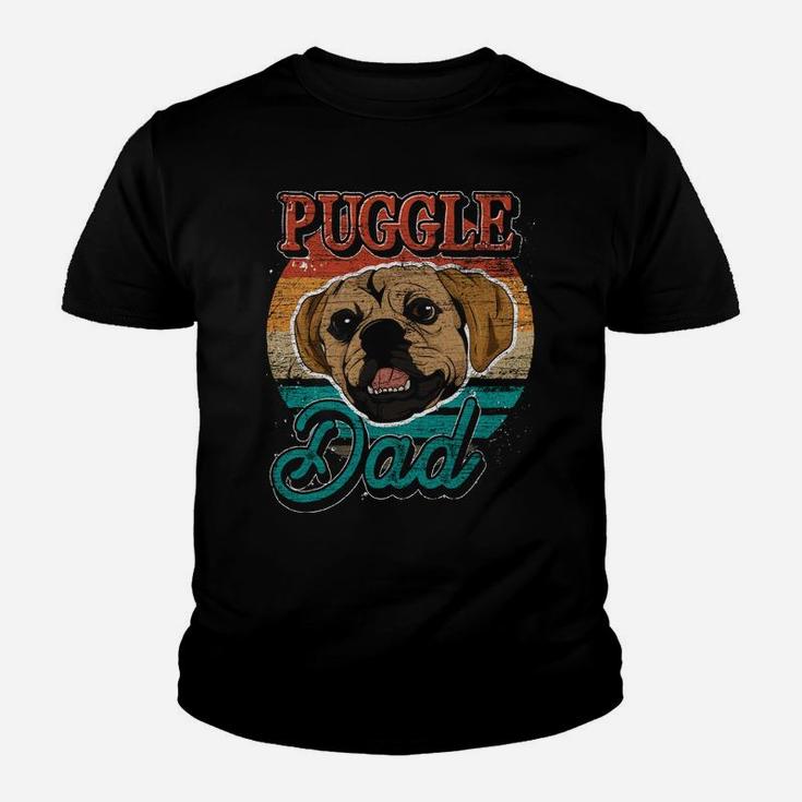 Fathers Day Dog Lover Dog Owner Puggle Dad Pet Retro Puggle Sweatshirt Youth T-shirt