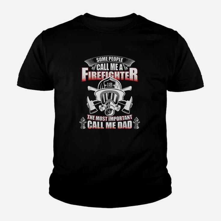 Fathers Day Gift For Firefighter Dad  Fireman Youth T-shirt