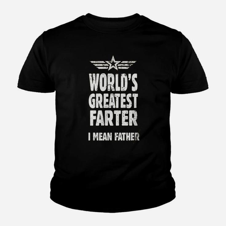 Fathers Day Worlds Greatest Farter Youth T-shirt