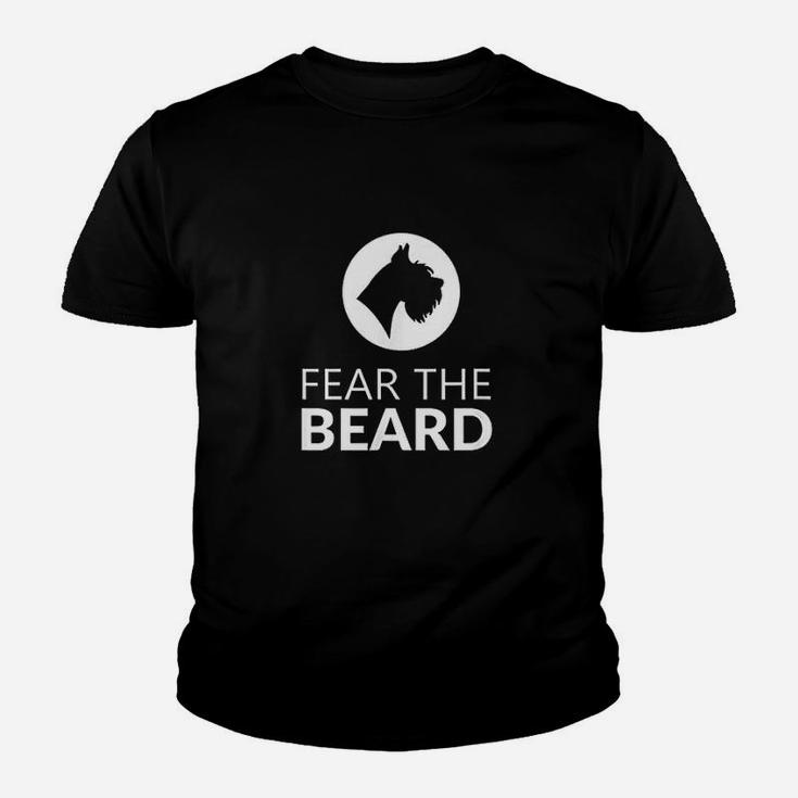 Fear The Beard Funny Schnauzer Lover Youth T-shirt