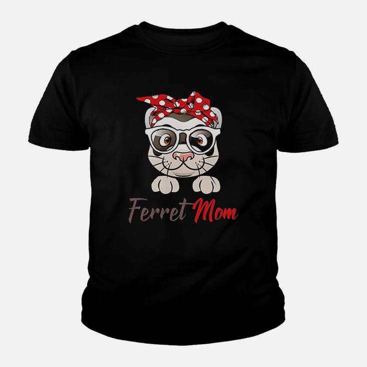 Ferret Mom Funny Youth T-shirt