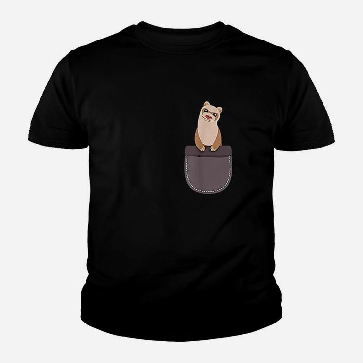Ferret Pocket Funny Ferret Pet Youth T-shirt