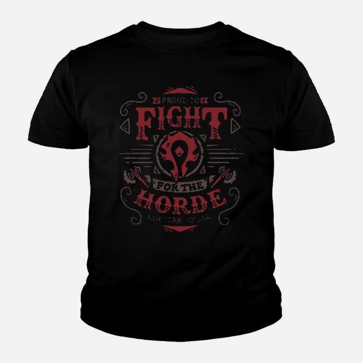 Fight For The Horde Youth T-shirt