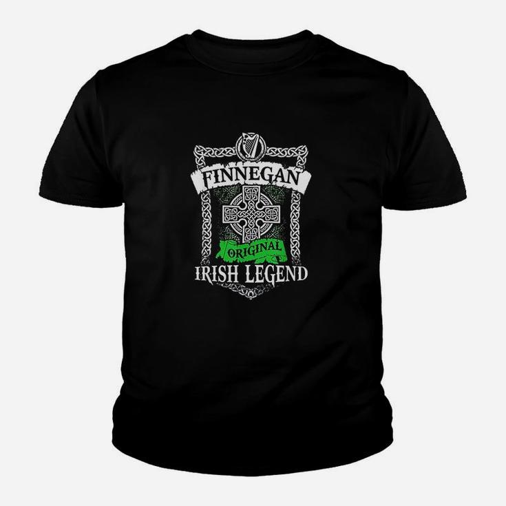 Finnegan Original Irish Legend Irish Name St Patricks Day Youth T-shirt