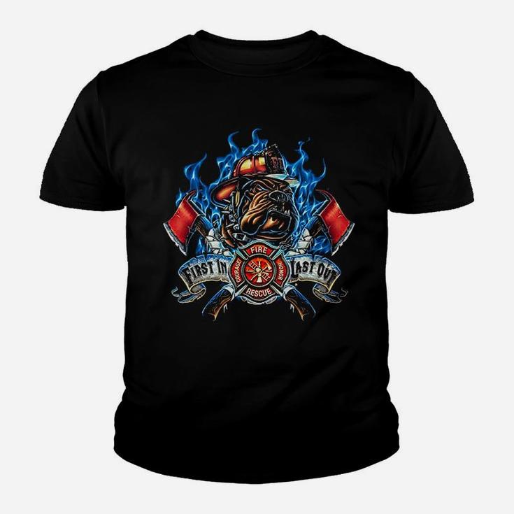 Firefighter Firefighter  Fire Rescue Youth T-shirt