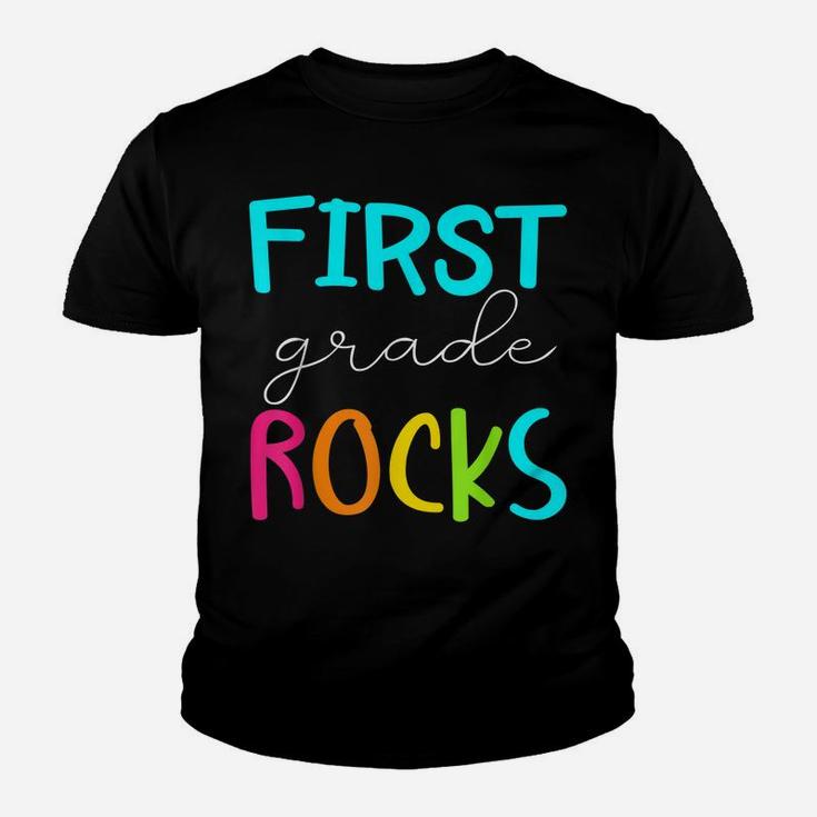 First Grade Rocks Shirt Team 1St Grade Teacher Youth T-shirt