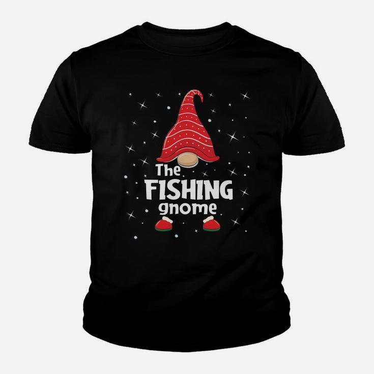 Fishing Gnome Family Matching Christmas Funny Gift Pajama Sweatshirt Youth T-shirt